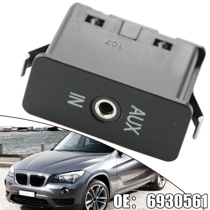 For BMW 1 3 5 6 7 X3 X5 SERIES E60 E61 E81 E87 E90 Audio Aux In Socket Plugs Vehicle Accessories Repacement Parts For Home Car