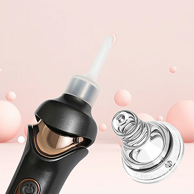 Cordless Electric Ear Pick Safe Vibration Painless Ear Cleaner Remover Spiral Ear Cleaning Device Dig Wax Personal Care Tools