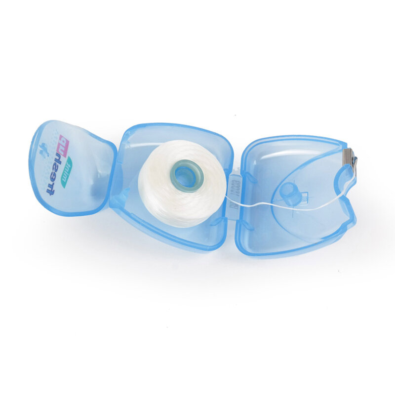 10Pcs 50M Micro Wax Peppermint รสทันตกรรมไหมขัดฟัน Oral Care ทำความสะอาดฟันความแข็งแรงสูง Microwax Ultrafine ทันตกรรม Flosser ม้วน