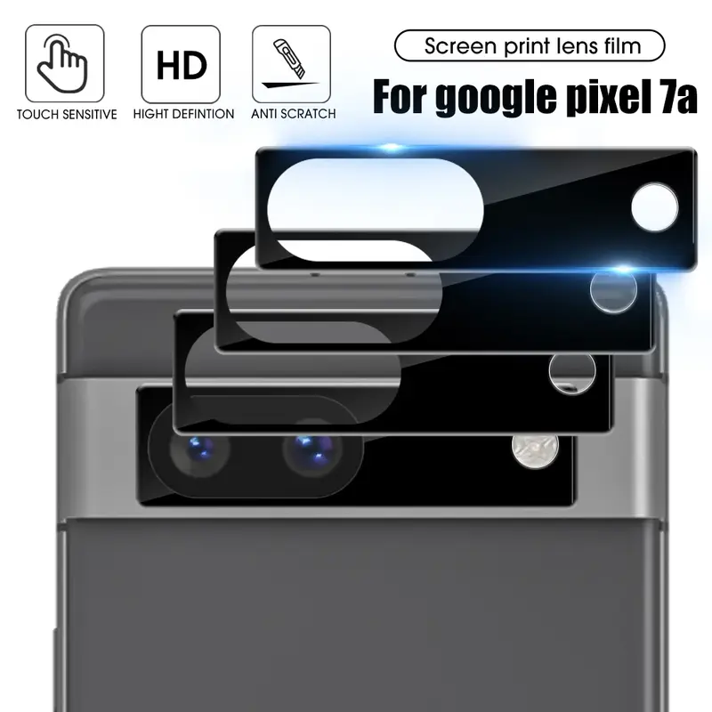 Google Pixel 7A 카메라용 강화 유리 풀 커버 필름 스크린 보호대, 3D 곡선 스크래치 방지 보호 유리 필름