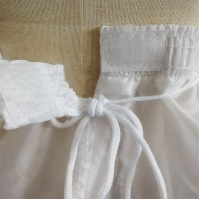 White Petticoat For Girls Crinoline Underskirt Flower Child Girl Prom Ball Gown Dress Puffy Skirt Jupon 2 Hoops