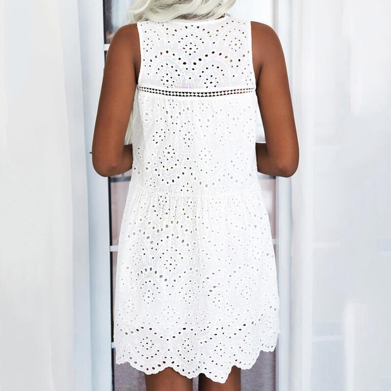 Женское кружевное Сетчатое Цветочное платье с V-образным вырезом и оборками на подоле, платье макси, кружевное платье с вышивкой, платье выше колена в стиле преппи
