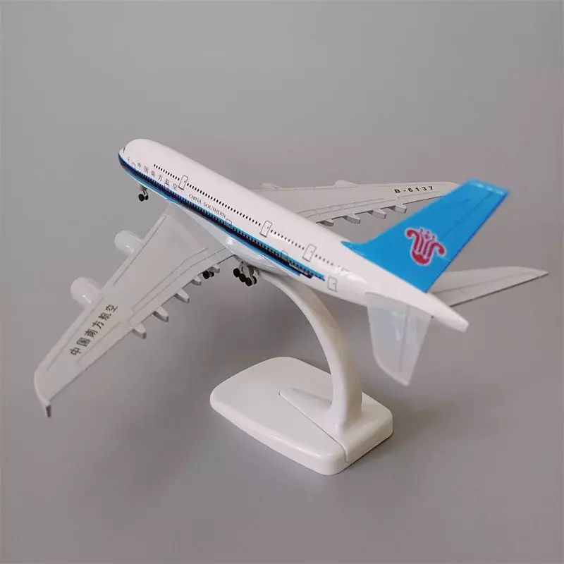 18*20Cm Legering Metalen Air China Southern Airways A380 Vliegtuig Model Southern Airbus 380 Airlines Vliegtuig Model Vliegtuigen & Wielen