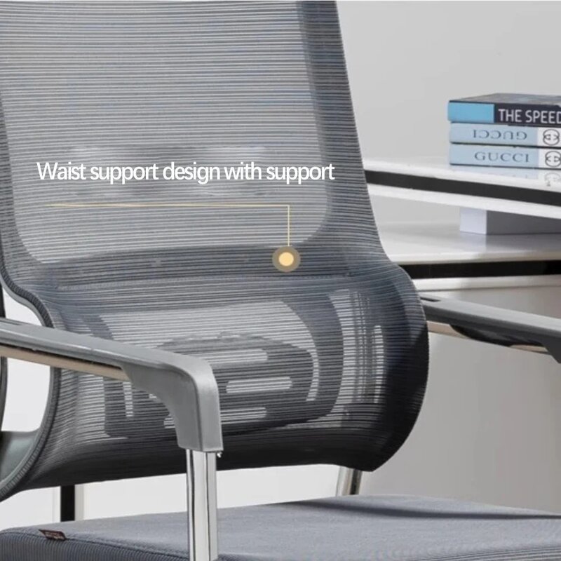 Chaise de conférence ergonomique en forme d'arc, chaise de jeu confortable, chaise d'ordinateur, design en forme d'arc pour une séance longue tension