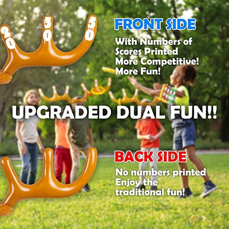 Inflatable Reindeer Antler Game New Year Outdoor Inflated Toys New Year Outdoor Inflated Toys Christmas Game Inflatable
