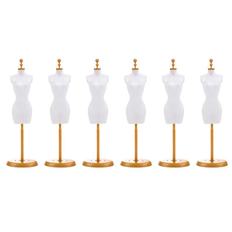 Bambola manichino vestito forma Mini Stand Display vestiti casa delle bambole Torso forme in miniatura modello di cucito Decor accessori paesaggistici
