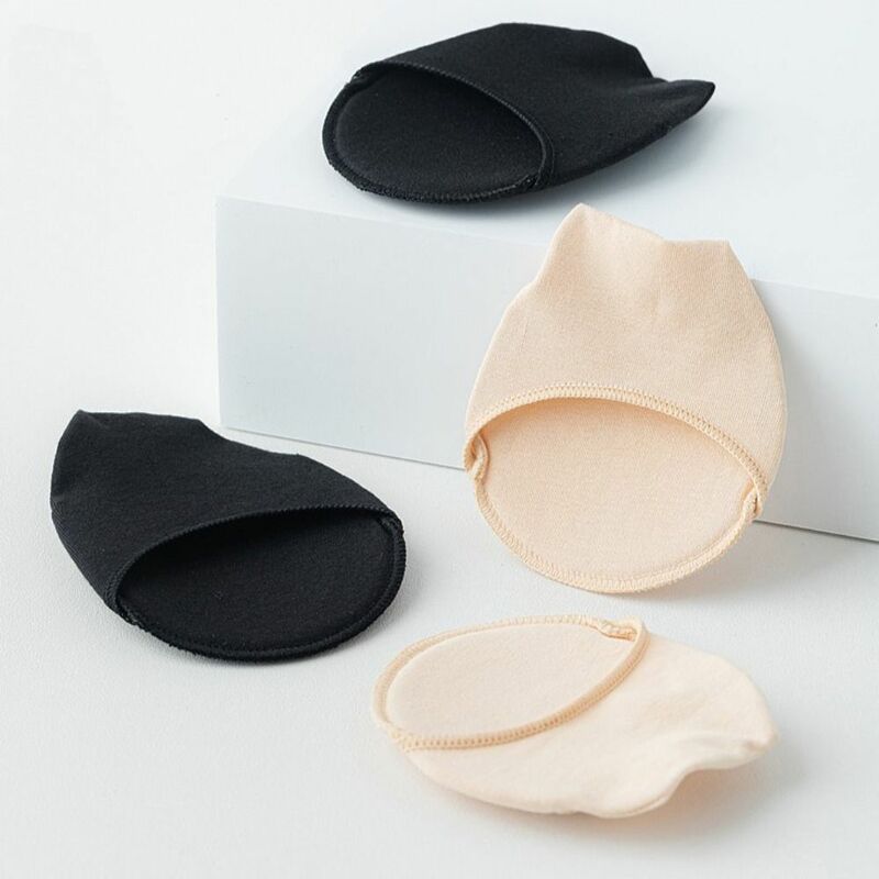 Chaussettes demi-pied en silicone pour femmes, chaussettes élastiques invisibles, bonneterie en coton doux, chaussettes respirantes pour l'avant-pied