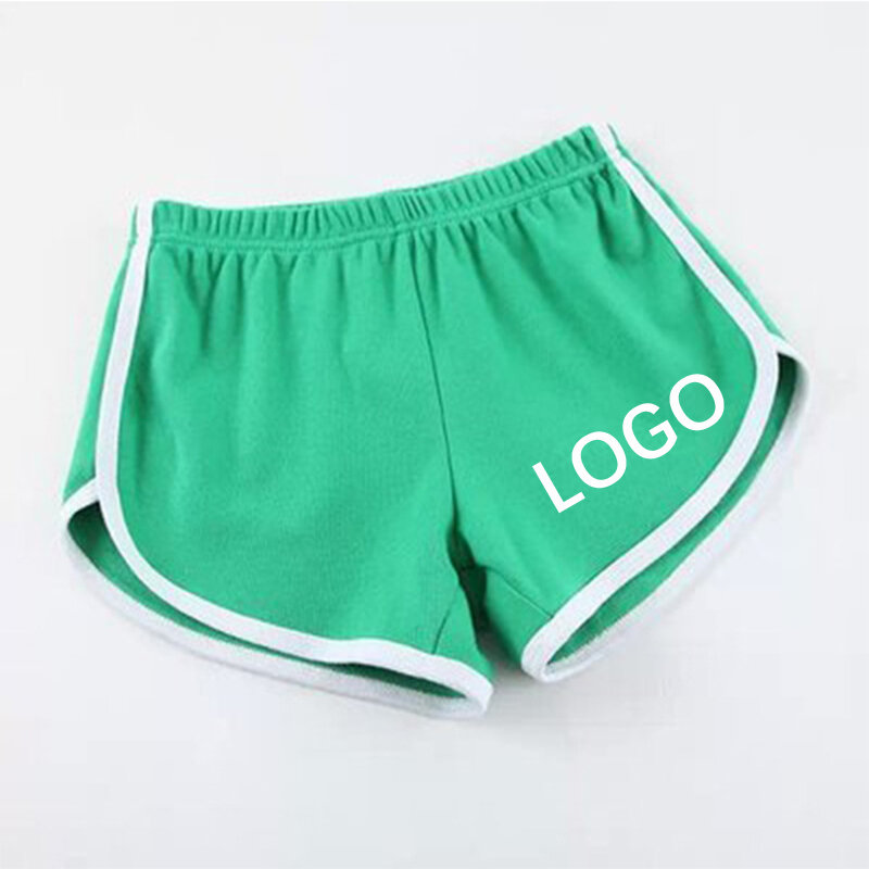 Pantalones cortos deportivos con logotipo personalizado para mujer, pantalón corto informal de playa, cintura elástica Sexy, ropa Harajuku, moda de verano