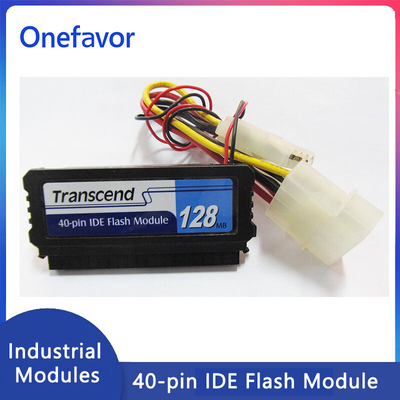 Oryginalny Transcend elektroniczny dysk twardy 128M 40Pin IDE moduł Flash 40-pinowy miękki Routing przemysłowy dysk pamięci IDE