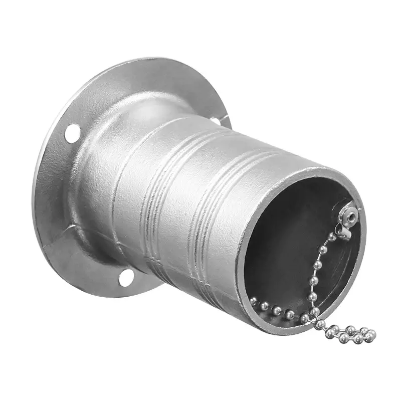 316 Stainless Steel Fuel/Water Tank Deck Fill Filler with Keyless Cap Marine Boat Deck Filler for 38mm/50mm