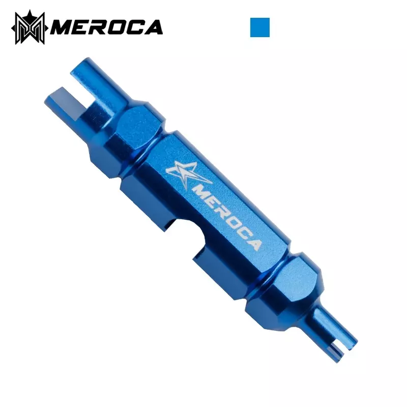 MEROCA MTB Mountain Bike Schrader Valve Tool Presta Iamok Extension Rod Disassembly Repair Wrench
