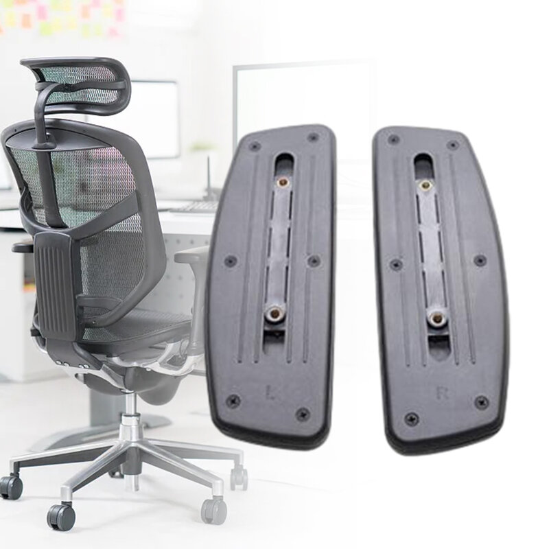 Сменные подлокотники для офисного стула 2 шт., подлокотники с монтажным отверстием, легкая установка, детали для игрового стула, водонепроницаемые