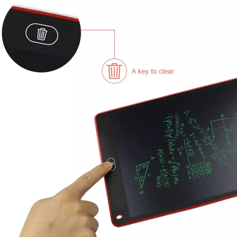 Mini tableau noir magnétique pour filles et garçons, tableau d'écriture électronique, tablette LCD, craie graffiti, 8.5 amaran