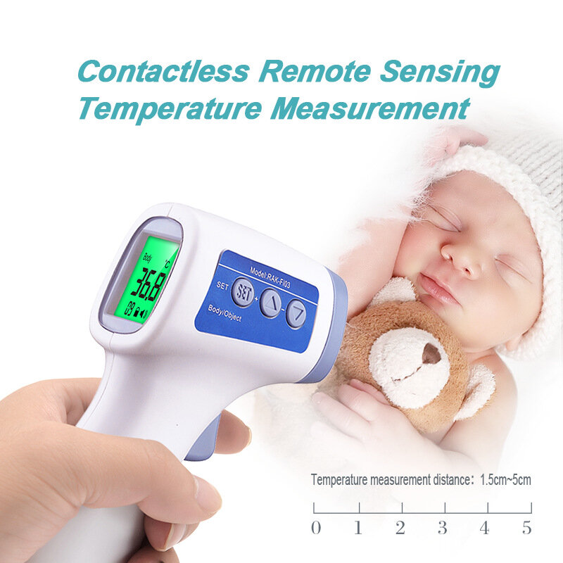 Testa termômetro sem contato termômetro infravermelho digital termômetro eletrônico termômetro arma