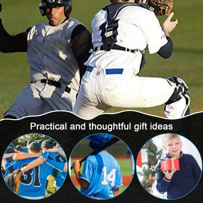 Cinto de beisebol ajustável infantil, elástico, acessório esportivo para meninos e meninas, beisebol juvenil, comprimento ajustável