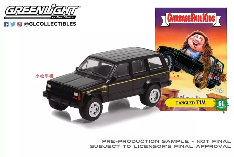 Jeep-kee-金属合金車,ギフトコレクション,おもちゃw1190,1993, 1:64