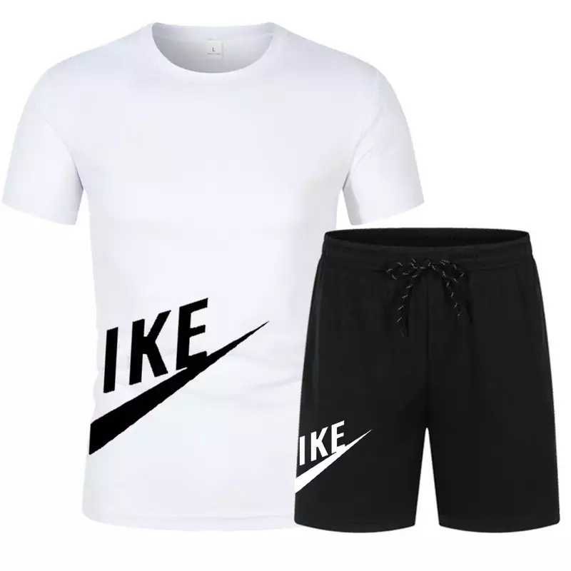 T-shirt à manches courtes et short de sport pour hommes, survêtement coréen, vêtements décontractés, ensembles de joggeurs, mode d'été