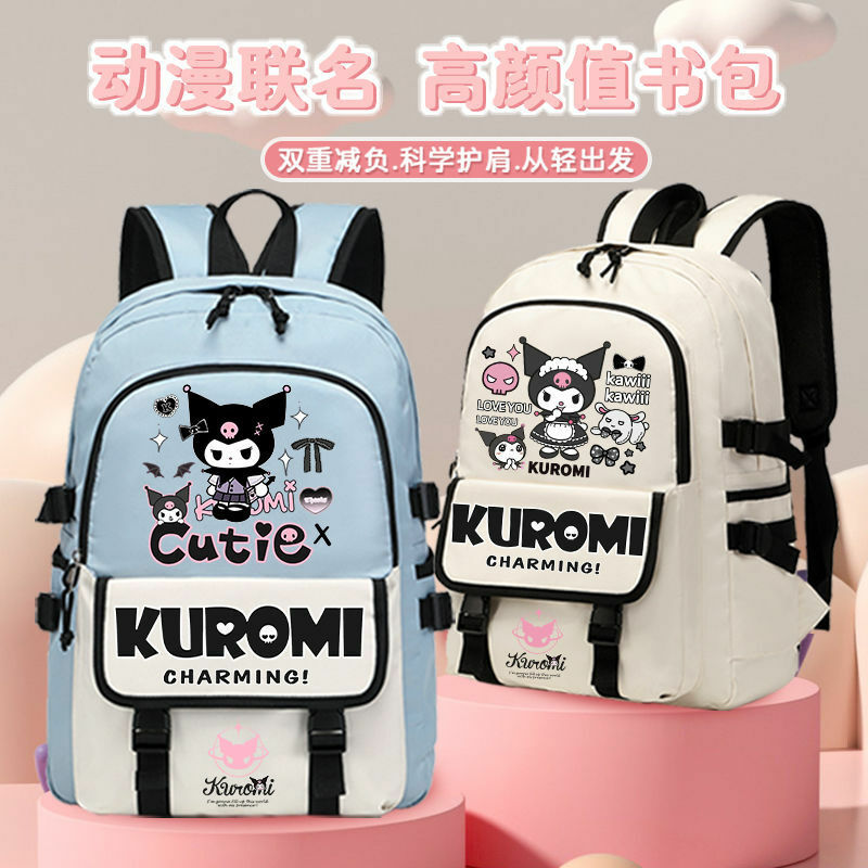 Sanrio-mochila escolar Clow M para estudiantes, transpirable, impermeable, de gran capacidad, para niños y niñas