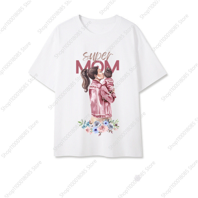 Dziecięca koszulka z okazji Dnia Matki Dziecka Topy Dziewczyny BEST MAMA Tshirt Cartoon Boy Ubrania Najlepsza na świecie koszulka dziecięca MOMMY