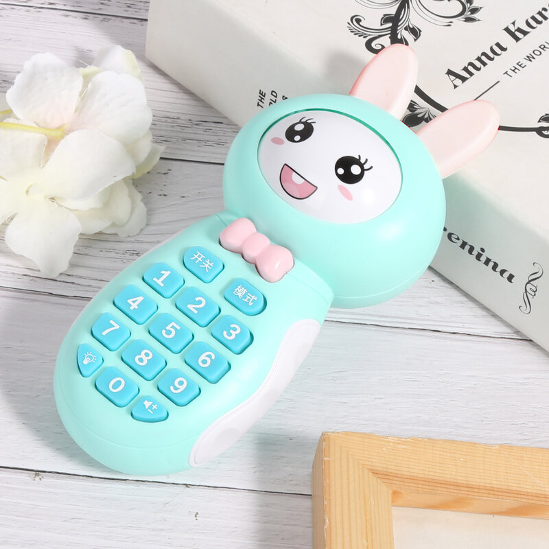 Electronic Phone Toy Kid Cartoon Music Mobile Phone Cellphone Toy Telling Story Machine Early Educational Learning Toys