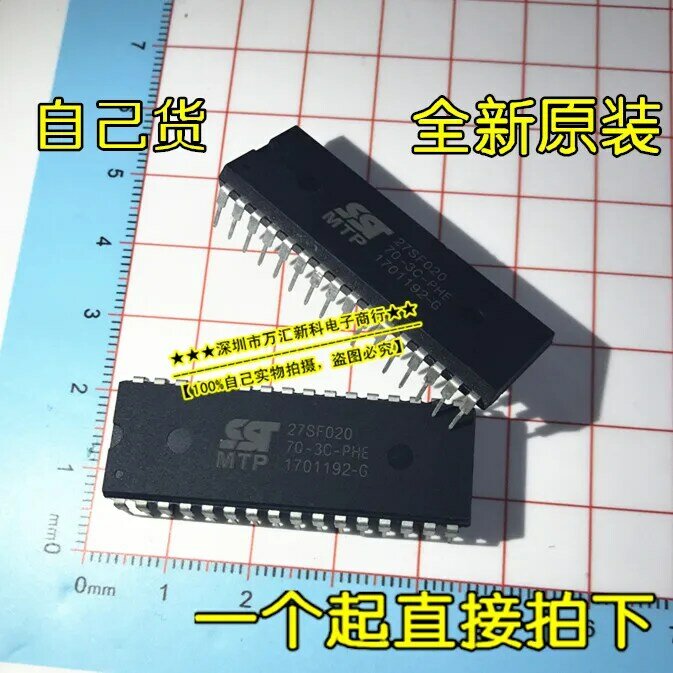 10 stücke orginal neue SST27SF020 27SF020-70-3C-PHE DIP-32 Stickerei Maschine Chip