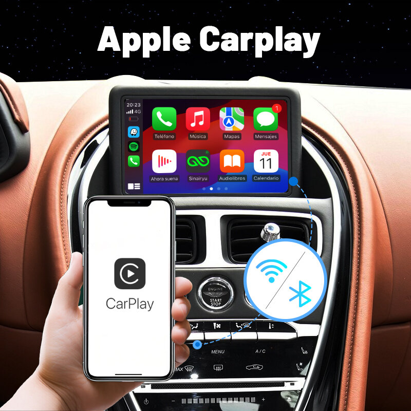 Sinairyu-módulo inalámbrico de Apple CarPlay para coche, Kit de Reacondicionamiento para Aston Martin DBS 2015-2018 NTG 5,0, Android