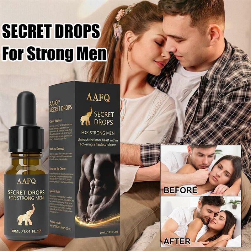 Gotas secretas para hombres fuertes y potentes, gotas felices para mejorar la sensibilidad, liberación de estrés y ansiedad, nuevo, 30ml