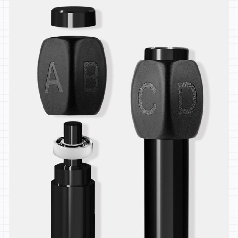 Stylo gel rotatif à décompression, nouveauté, AbWind, choisir un stylo à bille, personnalité, étudiant, école, 0.5mm