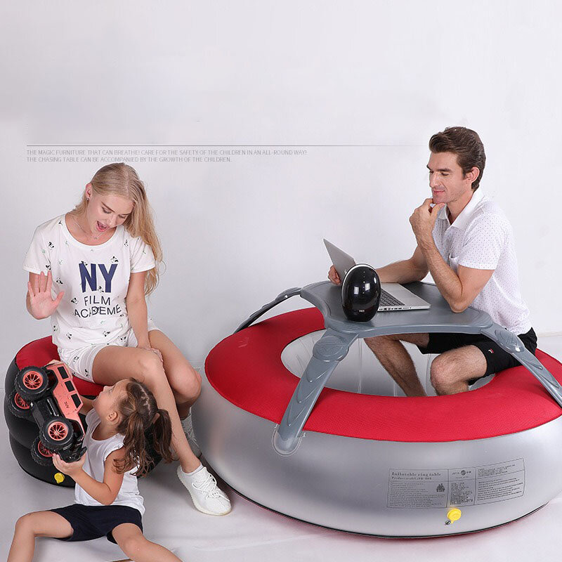 Inflatable Tables and Chairs Furniture Outdoor Lazy Inflatable Sun Loungers Beach Camping Travel Portable Folding Mattress Sofa
