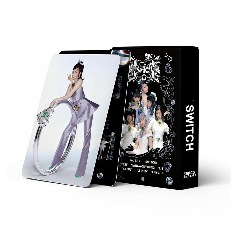 Kpop Ive Boxed Kaart 55 Stks/set Album Ive Switch Fotocards Hoge Kwaliteit Hd Foto Koreaanse Stijl Lomo Card Fans Collectie Cadeau