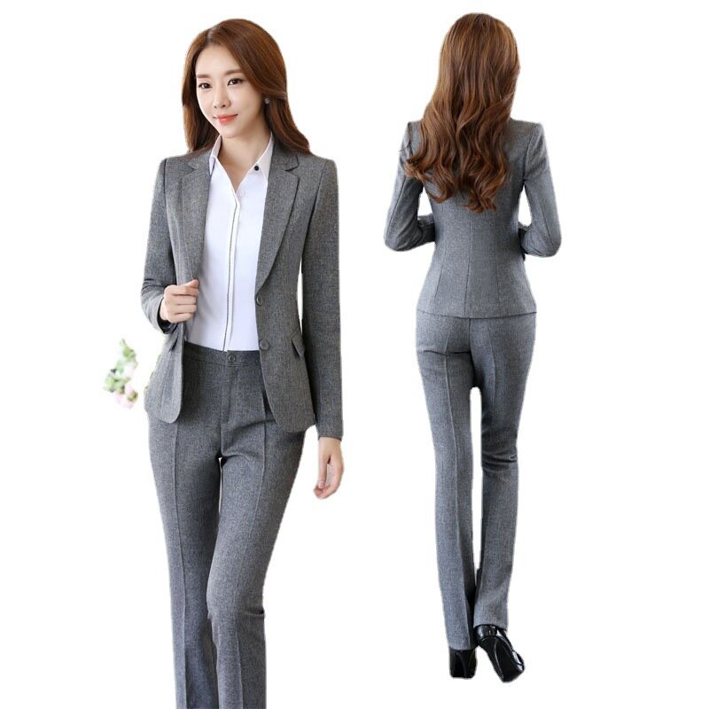 929 Autumn Business Attire Women's Suits Temperament Business Formal Wear Interview Suit Hotel Manager Work Clothes Work Clothes