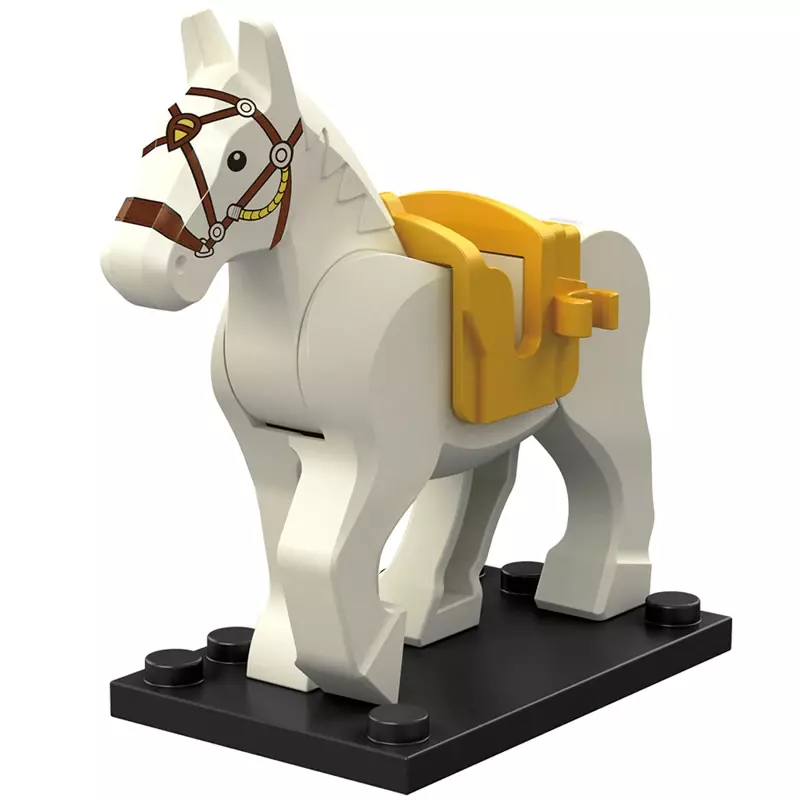 เดียวขายอัศวินยุคกลางสงครามโรมันม้า Rohan สัตว์บล็อกตัวต่อตัวเลขการกระทำของเล่นเด็ก XP1007-1016