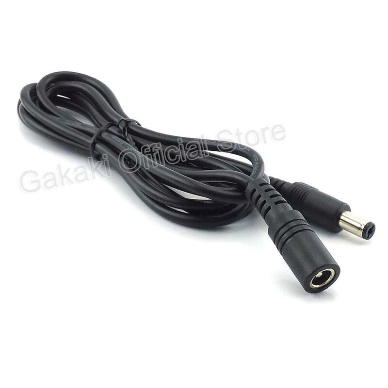 Female Ke Male Plug CCTV DC Power Kabel Ekstensi Cord Adaptor 12V 20AWGPower Kabel 5.5Mm X 2.1mm untuk Kamera Power Kabel Ekstensi