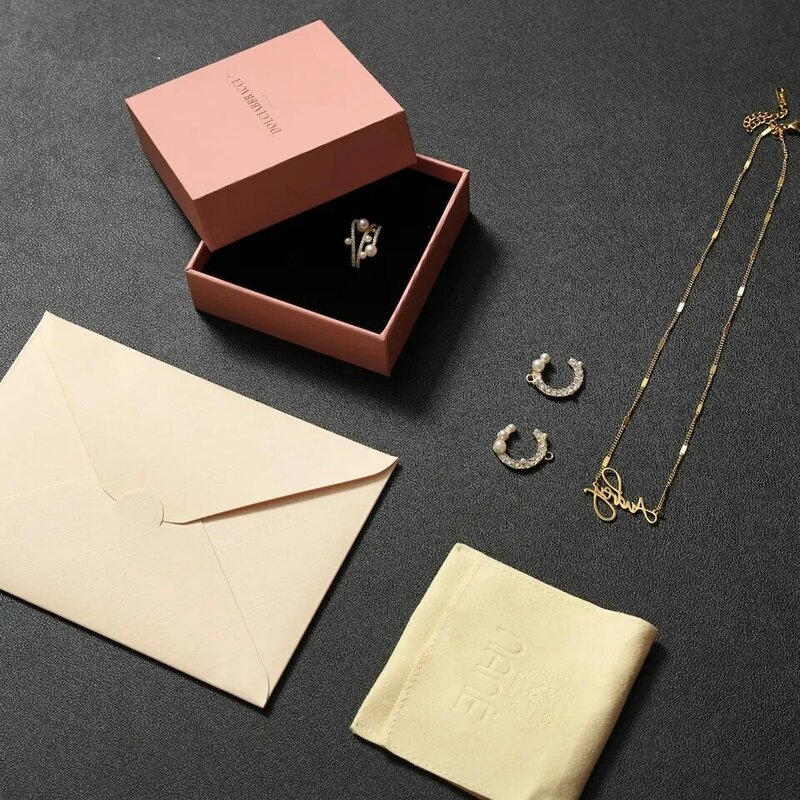 Caja de joyería personalizada, cajón de embalaje, cajas de regalo
