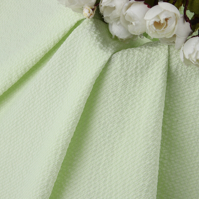 Chaqueta de plumón de algodón a cuadros de burbujas pequeñas T400, tela de traje de camisa de primavera y verano, Otoño e Invierno