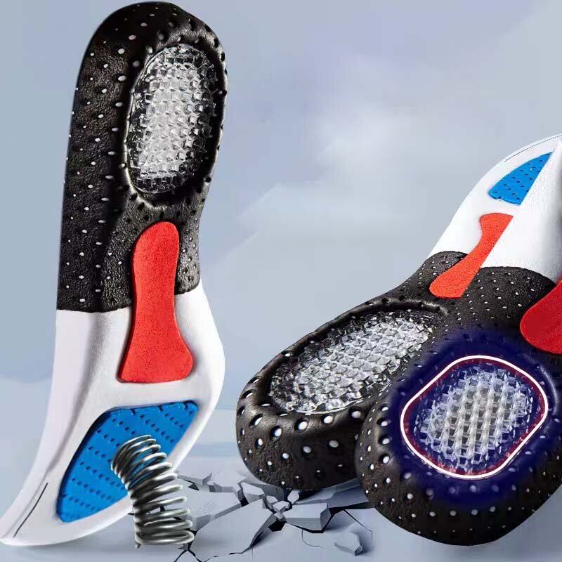 Solette sportive in GEL di Silicone per donna uomo Sneakers supporto per arco ortopedico sottopiede per scarpe soletta per fascite plantare inserti suola