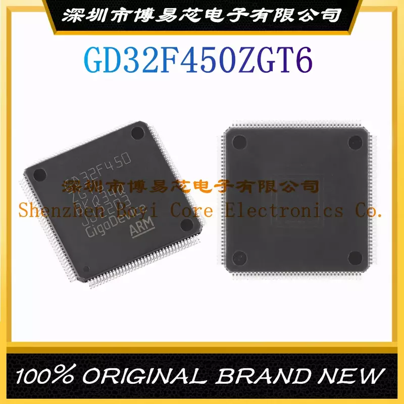 Pakiet GD32F450ZGT6 LQFP-144 nowy oryginalny oryginalny mikrokontroler układ scalony mikrokontroler (MCU/MPU/SOC)