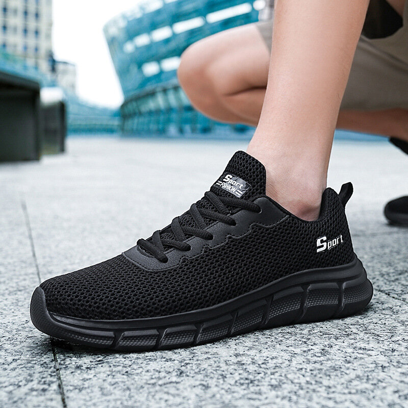2024 Men Mesh Shoes Slip on Men Casual Shoes Lightweight Breathable Comfortable Walking Sneakers Men Sports Shoes