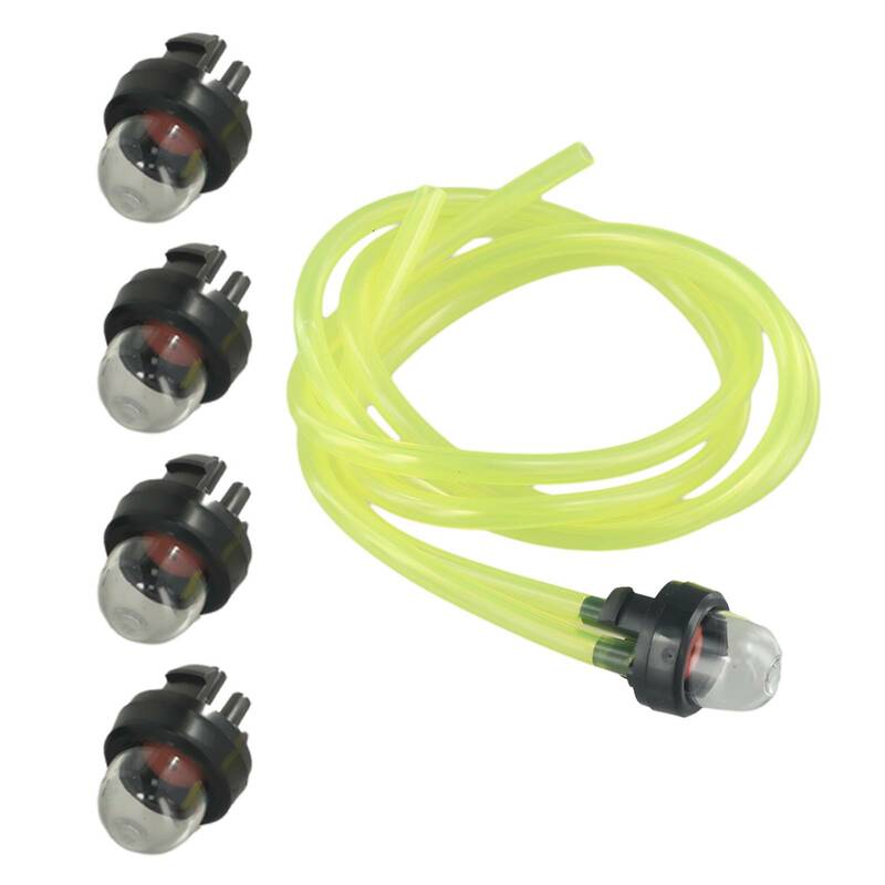 Kit Pump Fuel Line Parts Set Snap In 5pcs Primer Bulbs String Trimmer Universal Accessories For Poulan New Useful