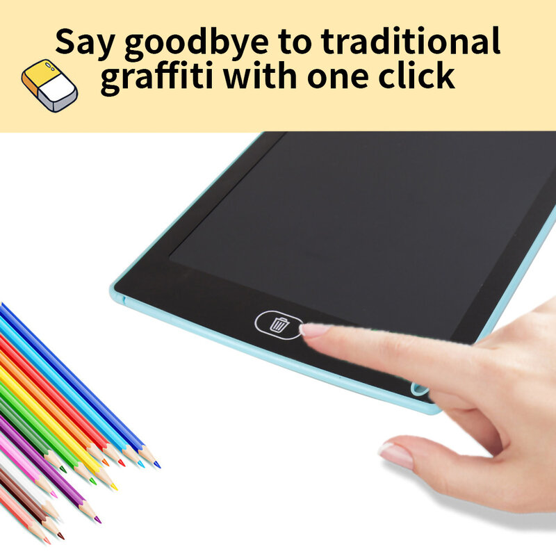 Tablet de escrita LCD para crianças, brinquedos Graffiti Sketchpad, quadro negro de escrita, prancheta mágica, presente, 8.5in