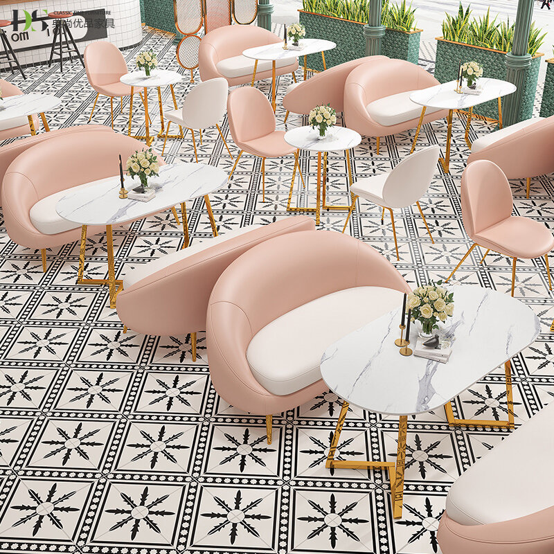 Minimalistyczna restauracja stoliki do kawy Metal ze stali nierdzewnej mały stoliki do kawy salon Muebles Familiares Nordic meble