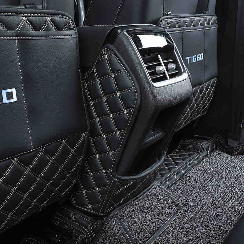 Rear Seat Armrest Cover Anti-kick Mat Protector Pad for Chery Tiggo8 Pro 2021  Car Accessories