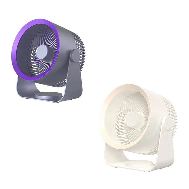 Electric Fan 4000Mah Rechargeable Air Circulation Stand Fans Summer Cooling Camping Fan Portable Air Conditioner