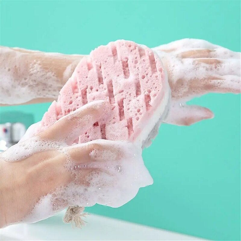 Sponge Shower Brush Bath Ball Exfoliating Massager Moisturizing Scrubber Dead Skin Remover Bath Towels Bathing Accessories