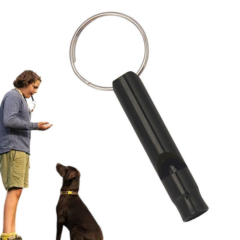 Peluit anjing ultrasonik, peluit mengingat anjing hewan peliharaan perangkat Anti kulit kayu peluit latihan hewan peliharaan portabel dengan tali penyandang perlengkapan kontrol hewan peliharaan