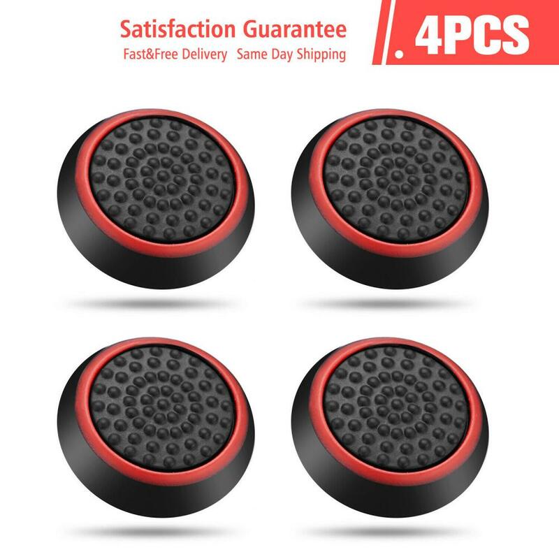 4/10PCS Non-slip Silicone Analog Joystick Thumbstick Thumb Stick Grip Caps Cases for PS3 PS4 PS5 Xbox 360 Xbox One Controller