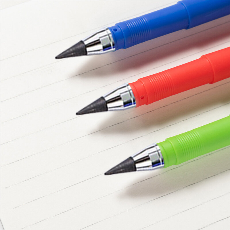 Ewiger Bleistift unendliches Buch 1 Stift mit 12 Farben hb Ersatz set lösch bare Tinte frei Schüler Zeichnung Kunst Bleistift Schul bedarf