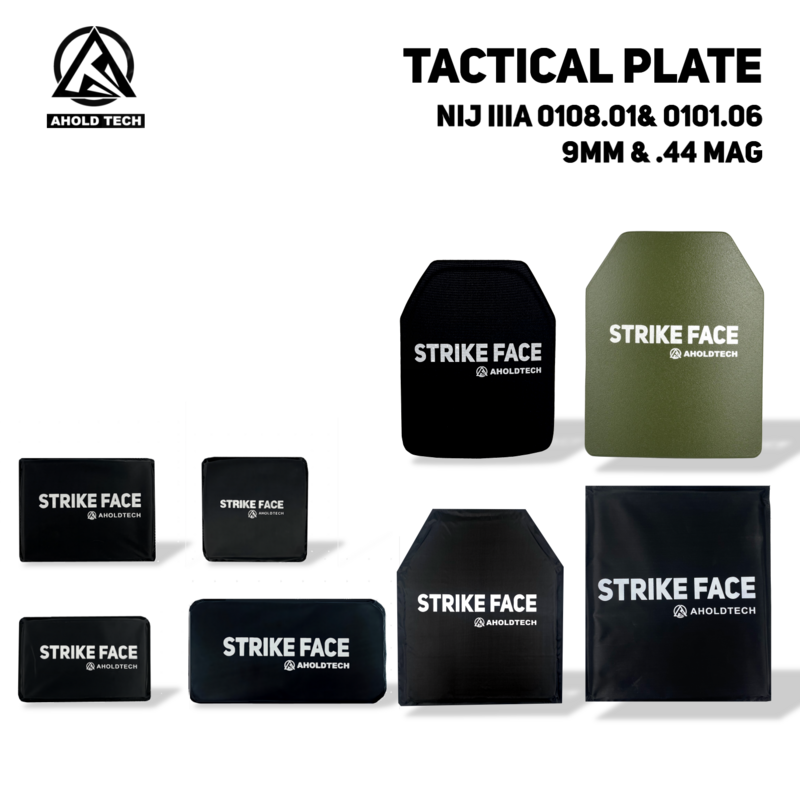 Aholdtech Ultra Light Self Defense NIJ 3A Plate Vest Backpack Panel Hard&Soft Plates IIIA