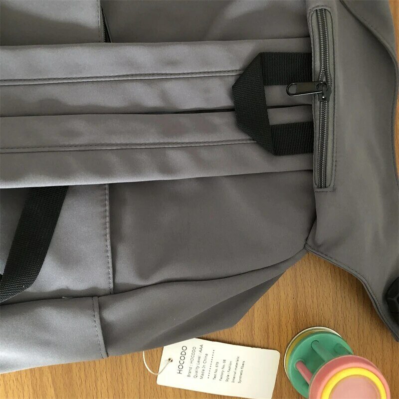 Школьный рюкзак HOCODO, модный однотонный рюкзак
