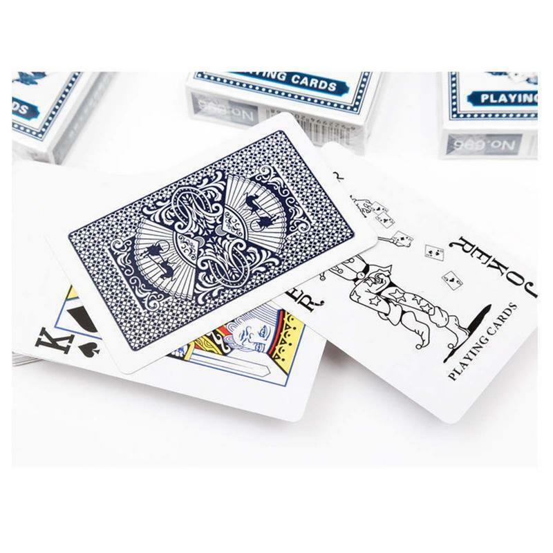 새로운 패턴 방수 성인 카드 놀이 게임 포커 카드 보드 게임 카드 포커 카드, 쉬운 셔플 가족 파티 카드 게임